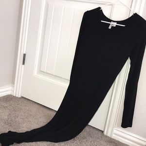 Blank tight fitting longgggg dress